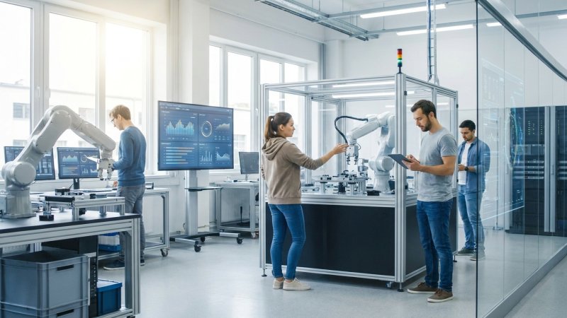 Industrie 4.0: Funktionsweise, Prinzipien und Anwendungen für Startups