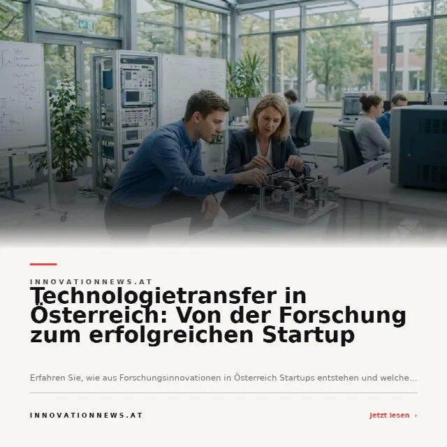 Share-Card fuer Technologietransfer in Österreich: Von der Forschung zum erfolgreichen Startup