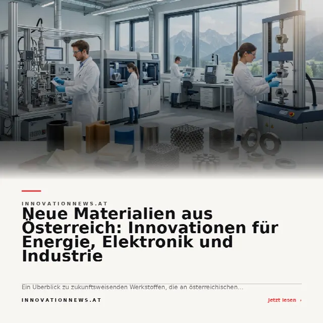 Share-Card fuer Neue Materialien aus Österreich: Innovationen für Energie, Elektronik und Industrie