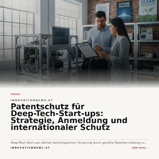 Share-Card fuer Patentschutz für Deep-Tech-Start-ups: Strategie, Anmeldung und internationaler Schutz