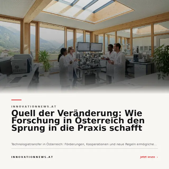 Share-Card fuer Quell der Veränderung: Wie Forschung in Österreich den Sprung in die Praxis schafft